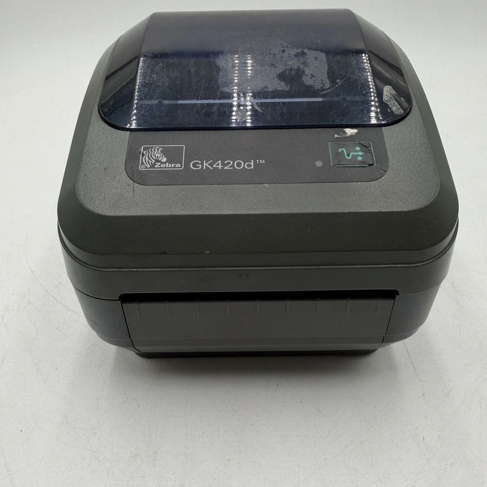 Zebra GK420d USB Parallel Serial DT Label Barcode Printer No Power Supply PARTS